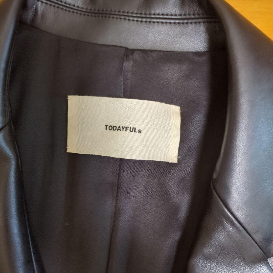 TODAYFUL.エコレザー.テイラードジャケット