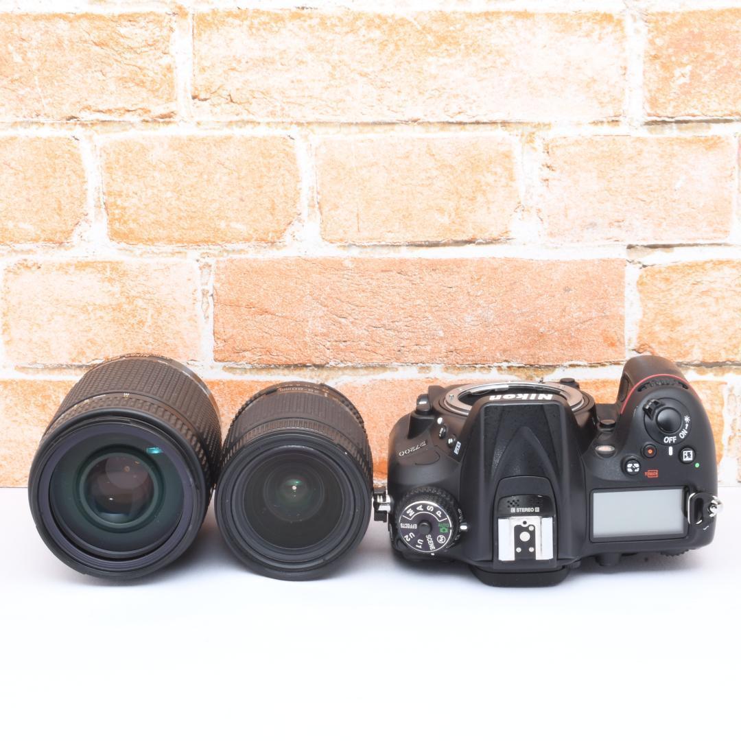 遠くも撮れる超望遠レンズ✨ニコン D7200✨高画質✨ダブルレンズセット