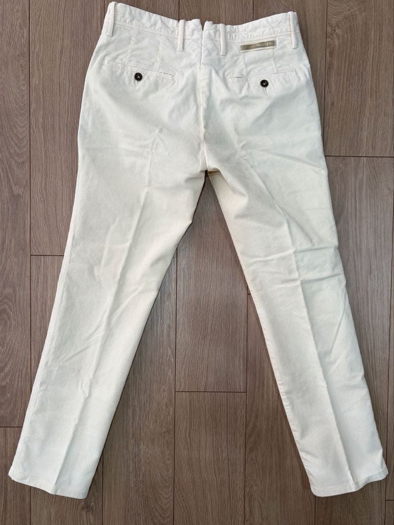 秋冬 INCOTEX SLACKS コーデュロイパンツ 30 オフホワイト