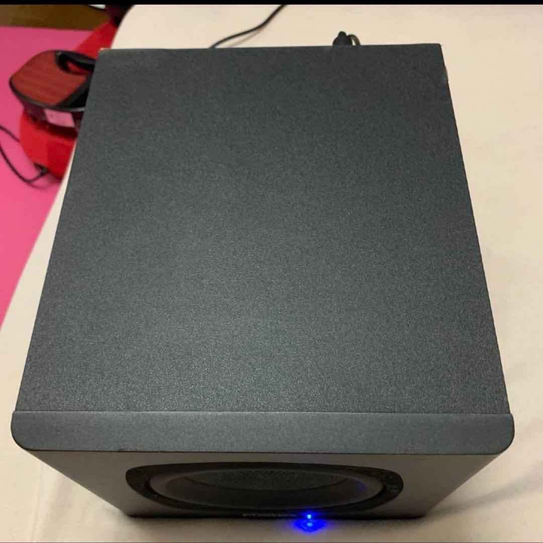 stex PM-SUBmini アクティブサブウーファー　RCAケーブル付き