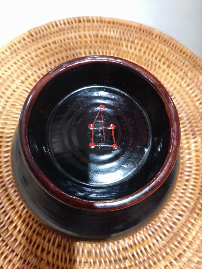漆椀　角偉三郎　合鹿椀　共布、共箱付き　五ツ星