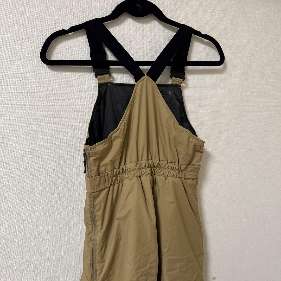 人気】THE NORTH FACE 子ども用スノーサロペット ベージュ130cm