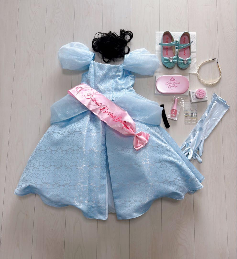 ビビデバビデブティック シンデレラプレミアムドレス 110cmシューズ19cm