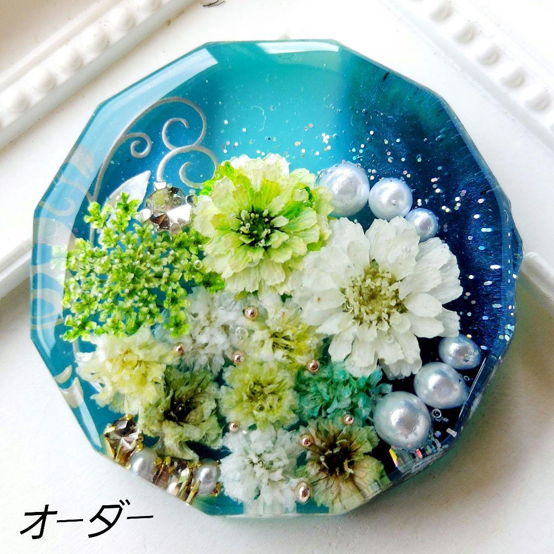 【1581】メグえもん　レジン　花火　ヘアゴム　ポニーフック　ブロ―チ