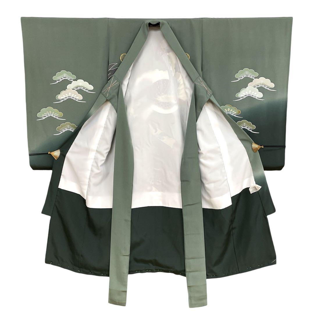 ◎mk-2106　男児　御祝着　お宮参り　しつけ糸付き　　12-23