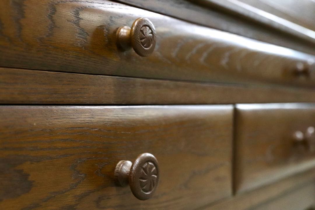 GMIK355○山室家具 ESPOIR エスポアール 食器棚 キャビネット 飾