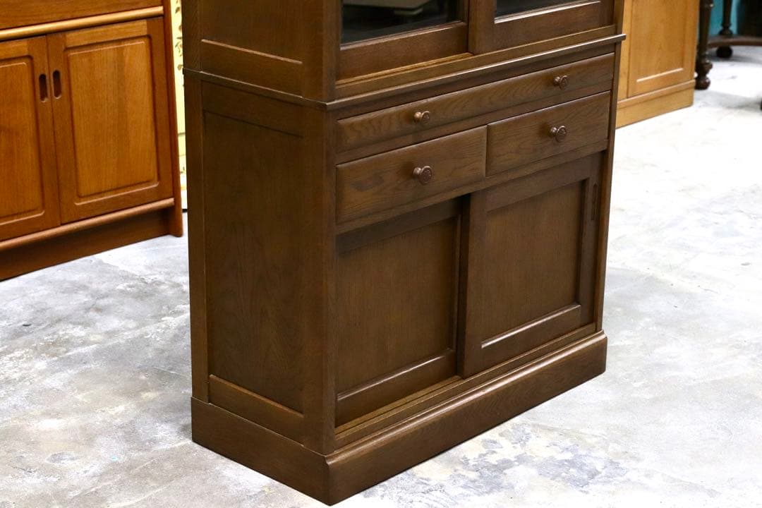 GMIK355○山室家具 ESPOIR エスポアール 食器棚 キャビネット 飾