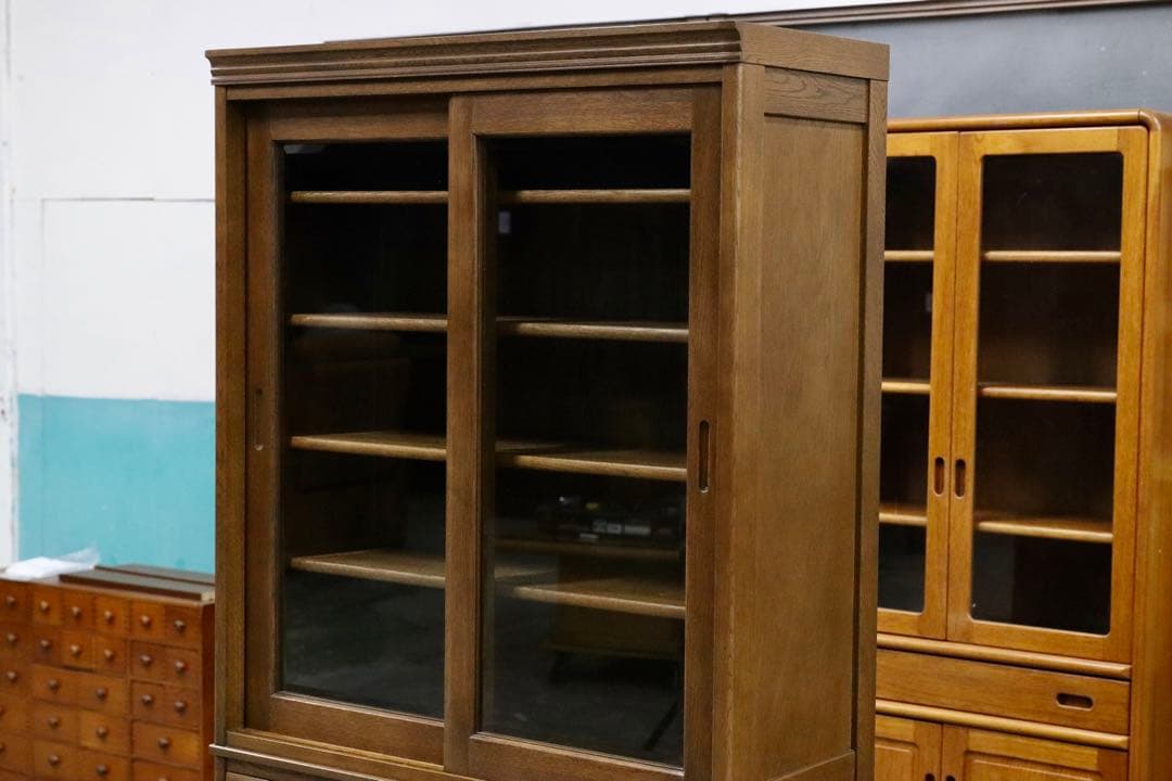 GMIK355○山室家具 ESPOIR エスポアール 食器棚 キャビネット 飾