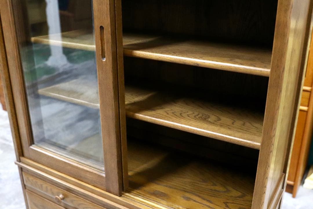 GMIK355○山室家具 ESPOIR エスポアール 食器棚 キャビネット 飾