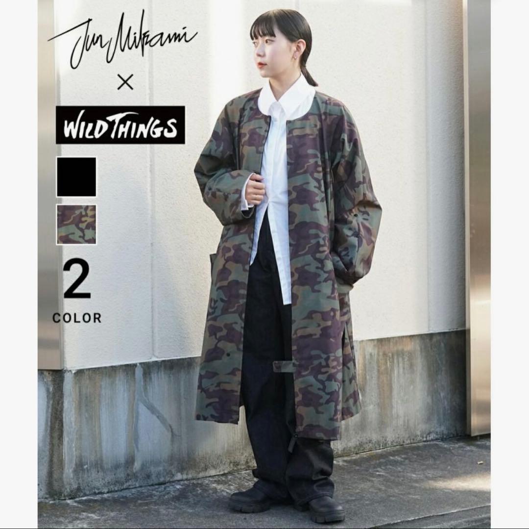 WILD THINGS × JUN MIKAMI 1-WT 迷彩 コート　新品