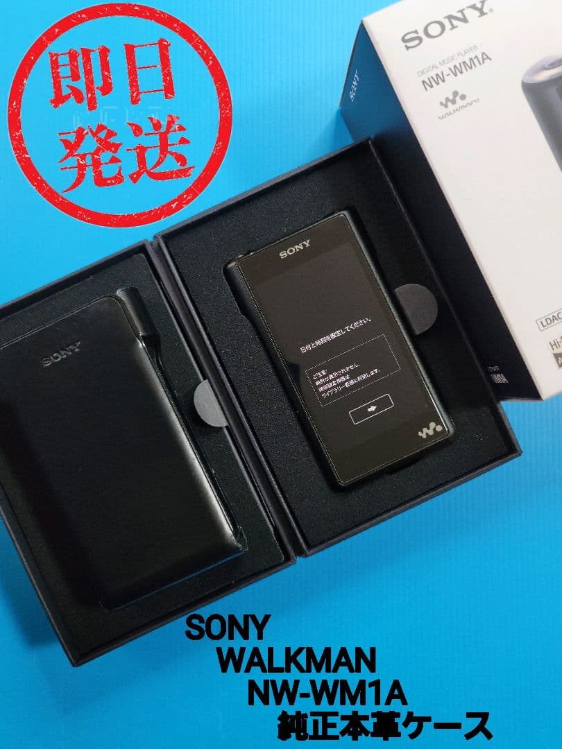 SONY WALKMAN NW-WM1A + 純正本革ケース
