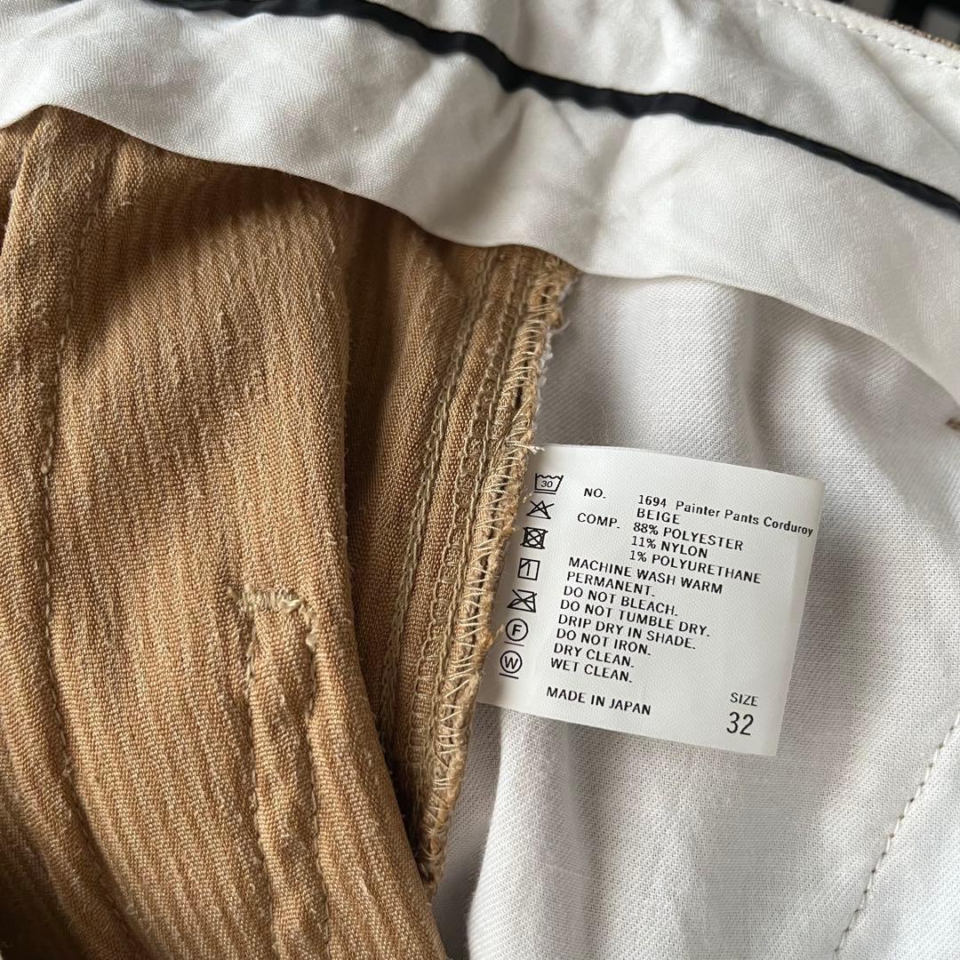パンツ THE SHISHIKUI Painter C / CORDUROY BEIGE
