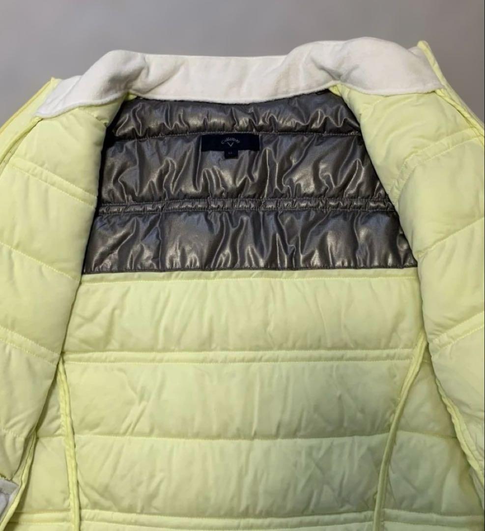 Callaway レディース 中綿入セットアップ ライトイエロー