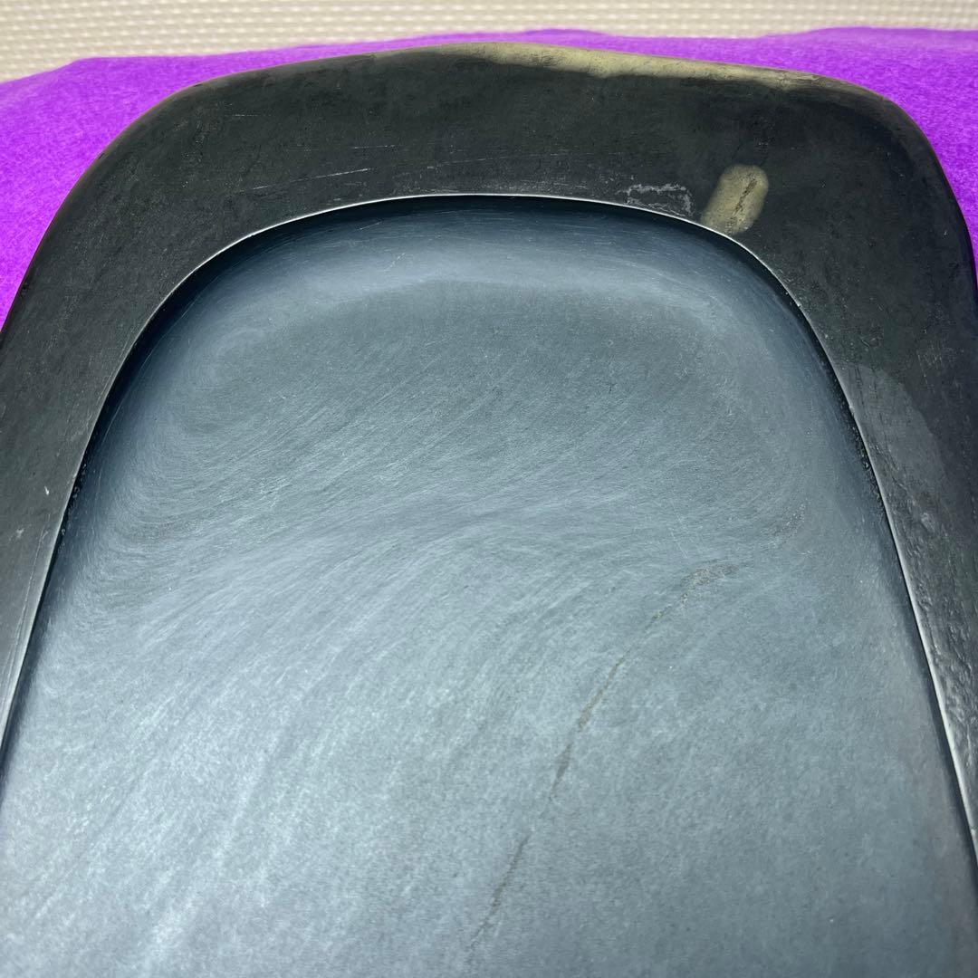 ⭕️ＦＵKＵ⭕️ 大型雨畑硯　芳龍閣硯舗鑑製