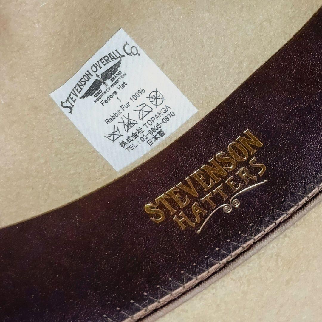 ■24時まで■STEVENSON OVERALL ラビットファー フェドラハット