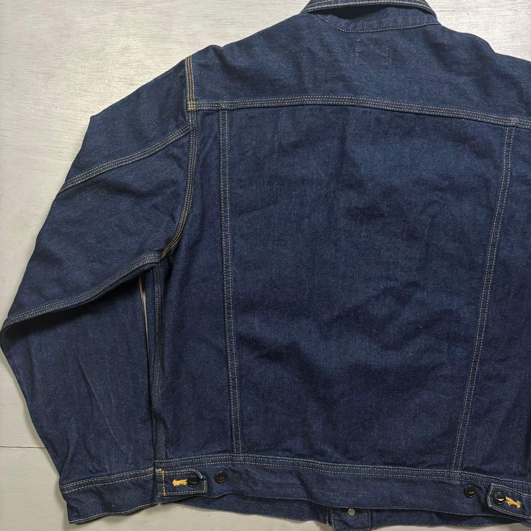 Lee 0401 デニムジャケット　1st 白タグ　濃紺　日本製　短丈　M