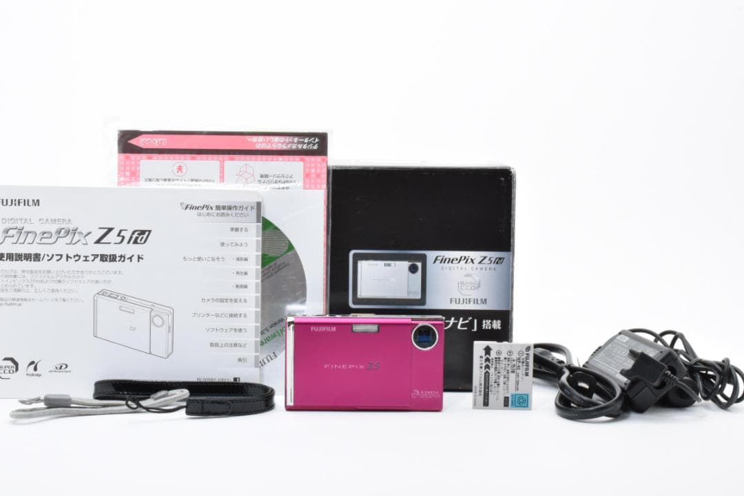 【美品】FUJIFILM FINEPIX Z5fd ラズベリーレッド　動作確認済