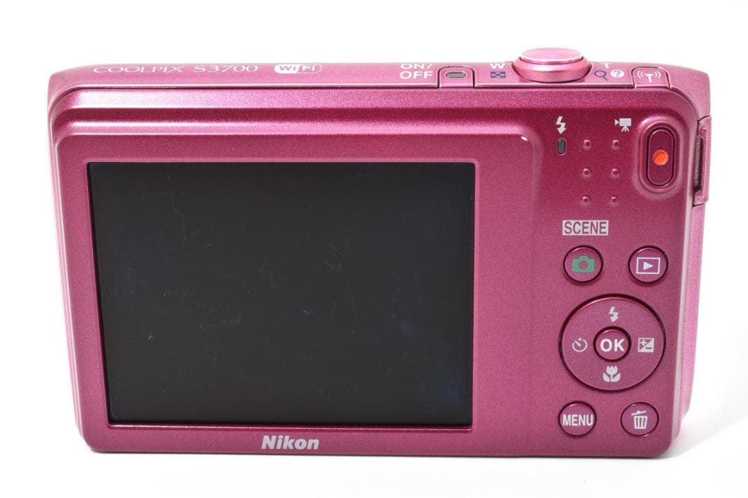 ニコン　Nikon COOLPIX S3700 ピンク　コンパクトデジタルカメラ