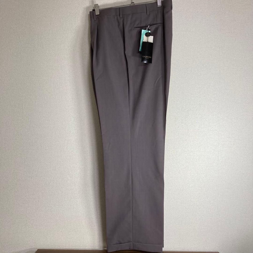 LANVIN グレー ダブルブレストスーツ スラックス付き Set Up 未使用