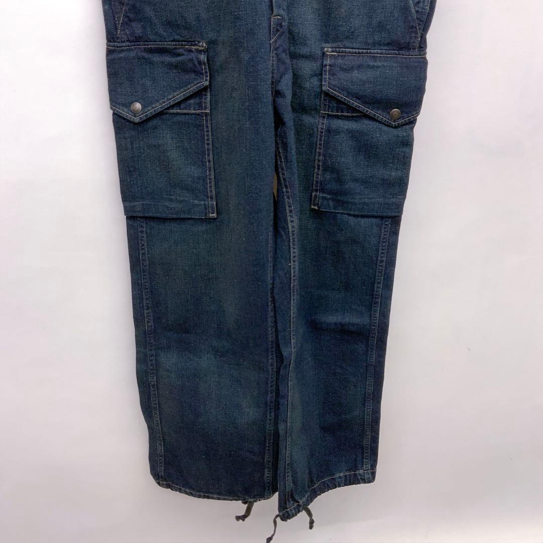 24FW 新品 RRL デニム カーゴ オーバーオール ダブルアールエル L