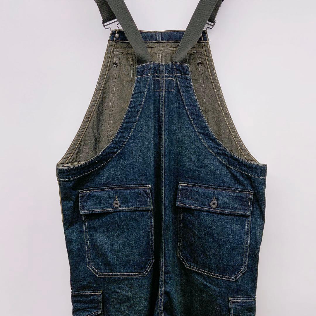 24FW 新品 RRL デニム カーゴ オーバーオール ダブルアールエル L