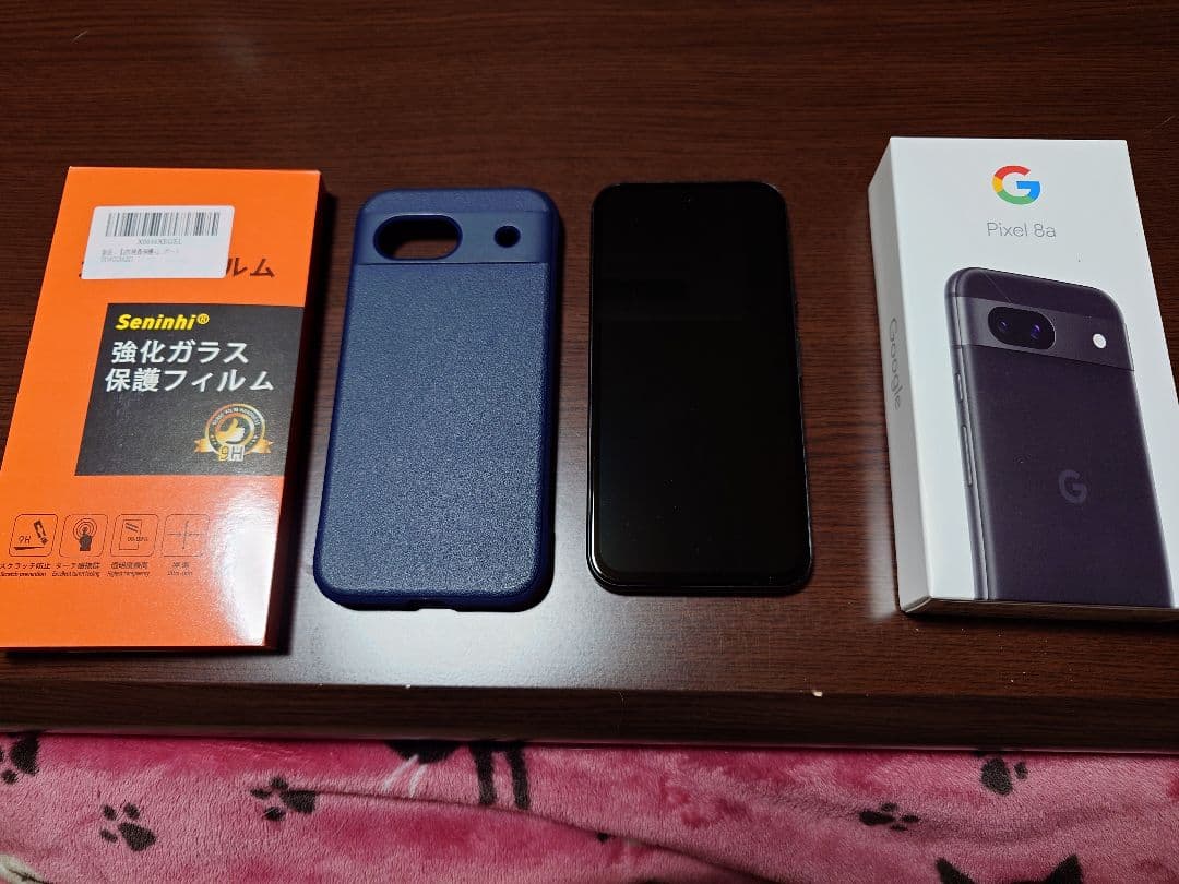 Pixel8a 　128GB ブラック　 本体　ケース　フィルム