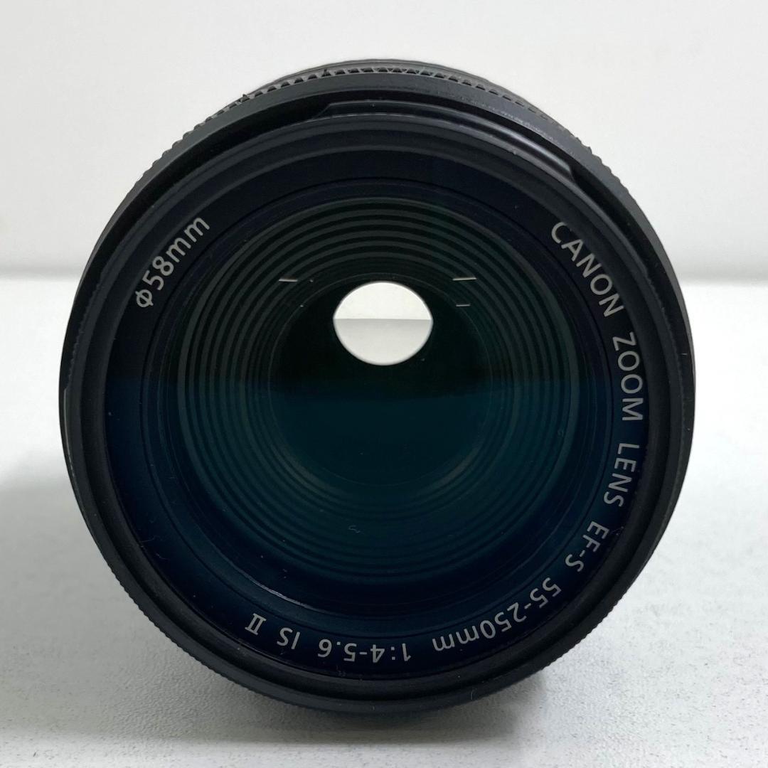 美品　Canon　ズームレンズ　EF-S55-250mm F4-5.6 IS