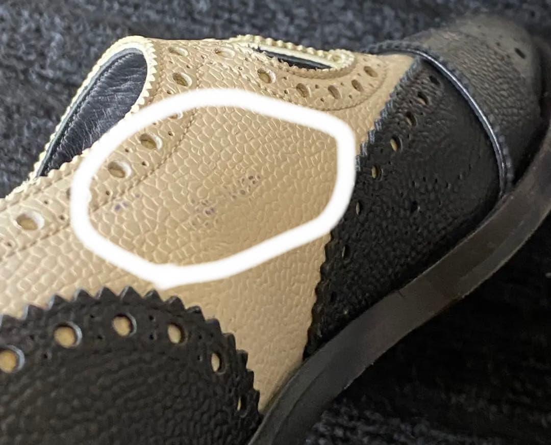 【美品✨】GUCCI グッチ ケルコアブローグモンクシューズ レザー バイカラー