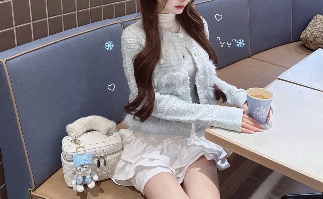 【★むぅ】Lumignon ルミニョントップス ブルー