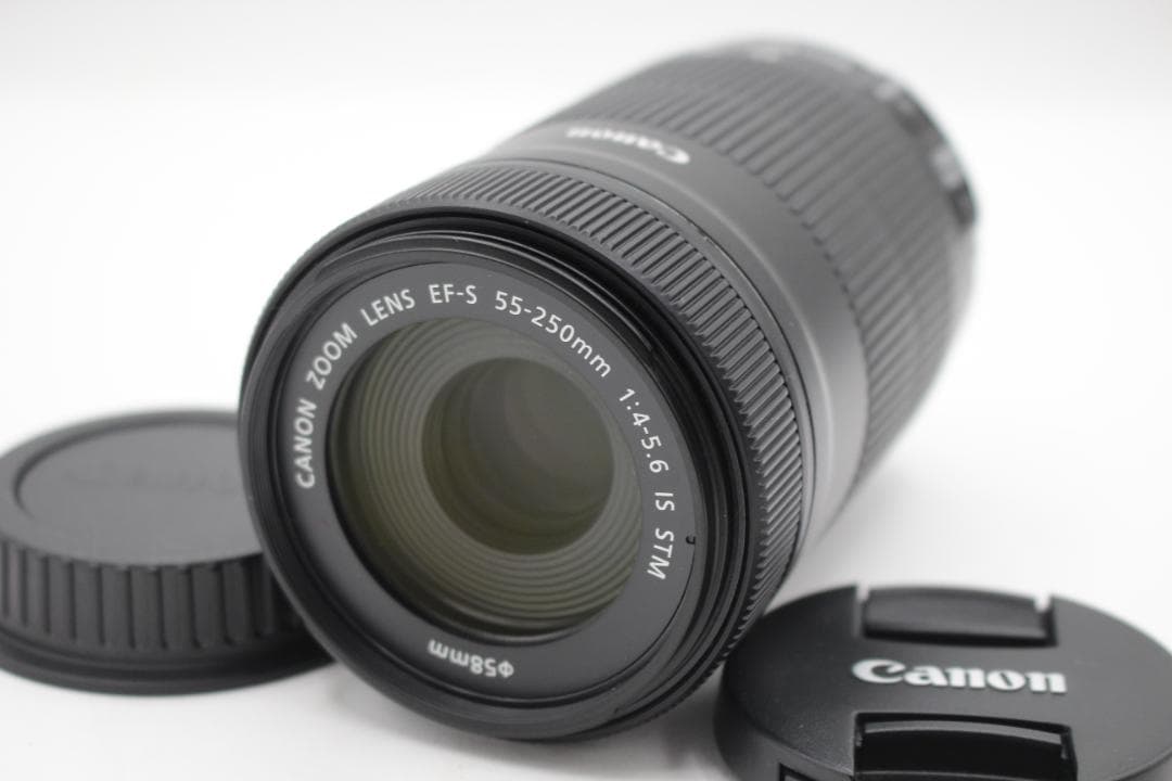 極上品◆Canon EF-S 55-250mm F4-5.6 IS STM◆47