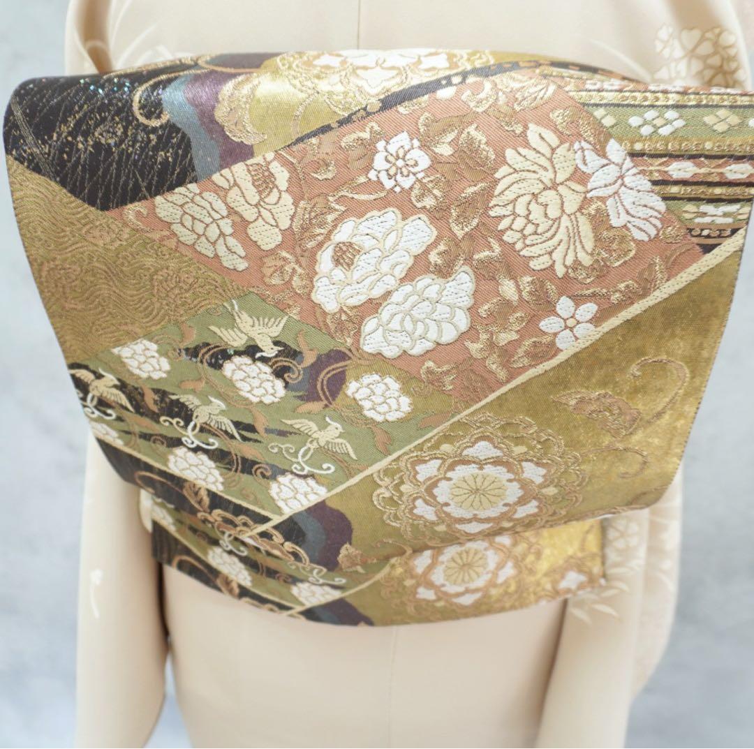 訪問着フルセット264▪︎卒業式　入学式　お宮参【訪問着、袋帯、帯締め、帯揚げ】