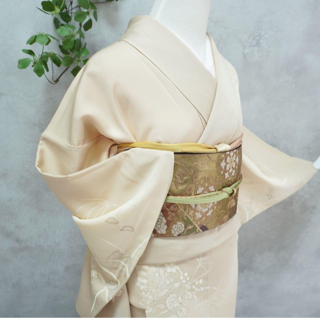 訪問着フルセット264▪︎卒業式　入学式　お宮参【訪問着、袋帯、帯締め、帯揚げ】