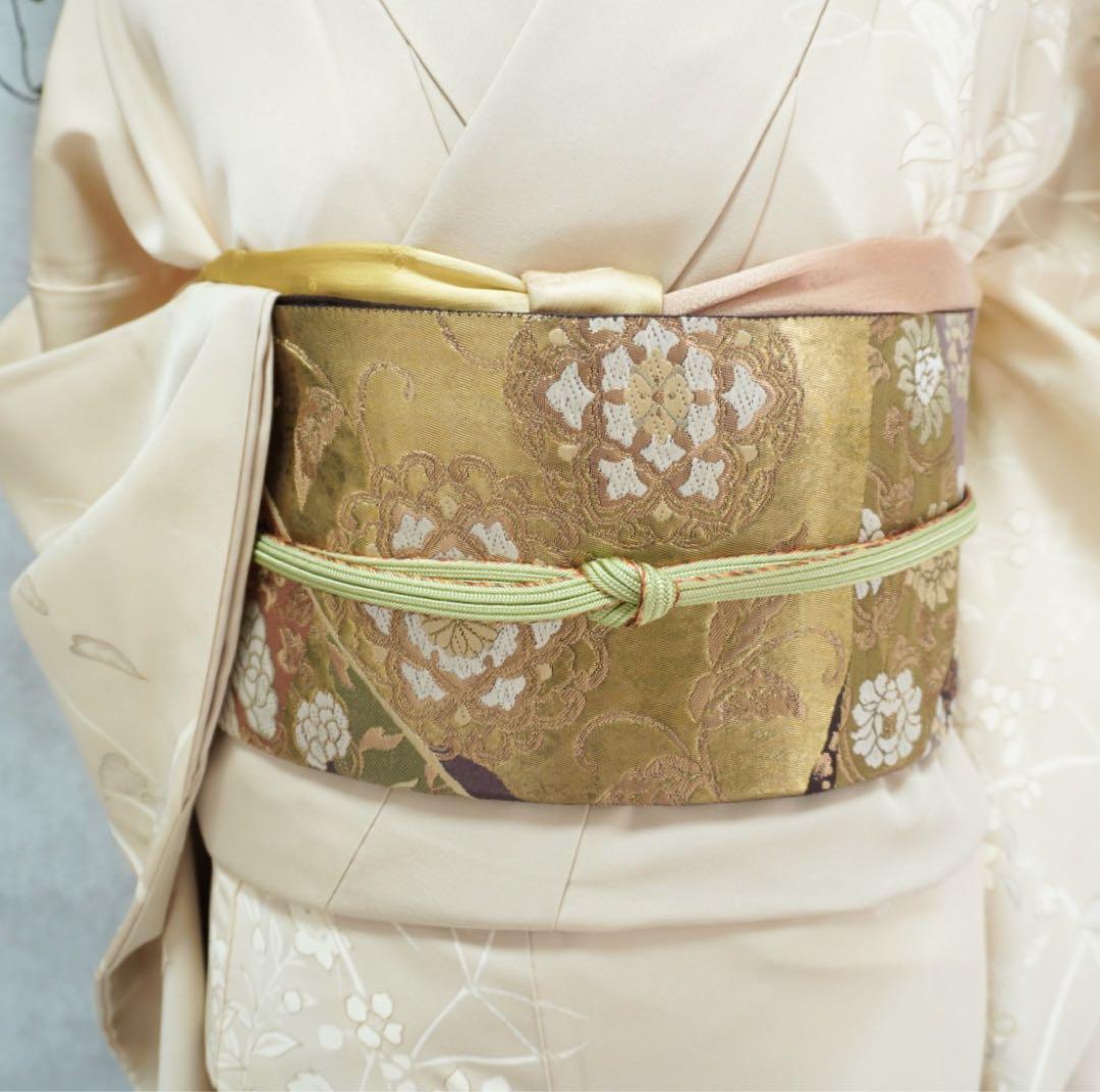 訪問着フルセット264▪︎卒業式　入学式　お宮参【訪問着、袋帯、帯締め、帯揚げ】