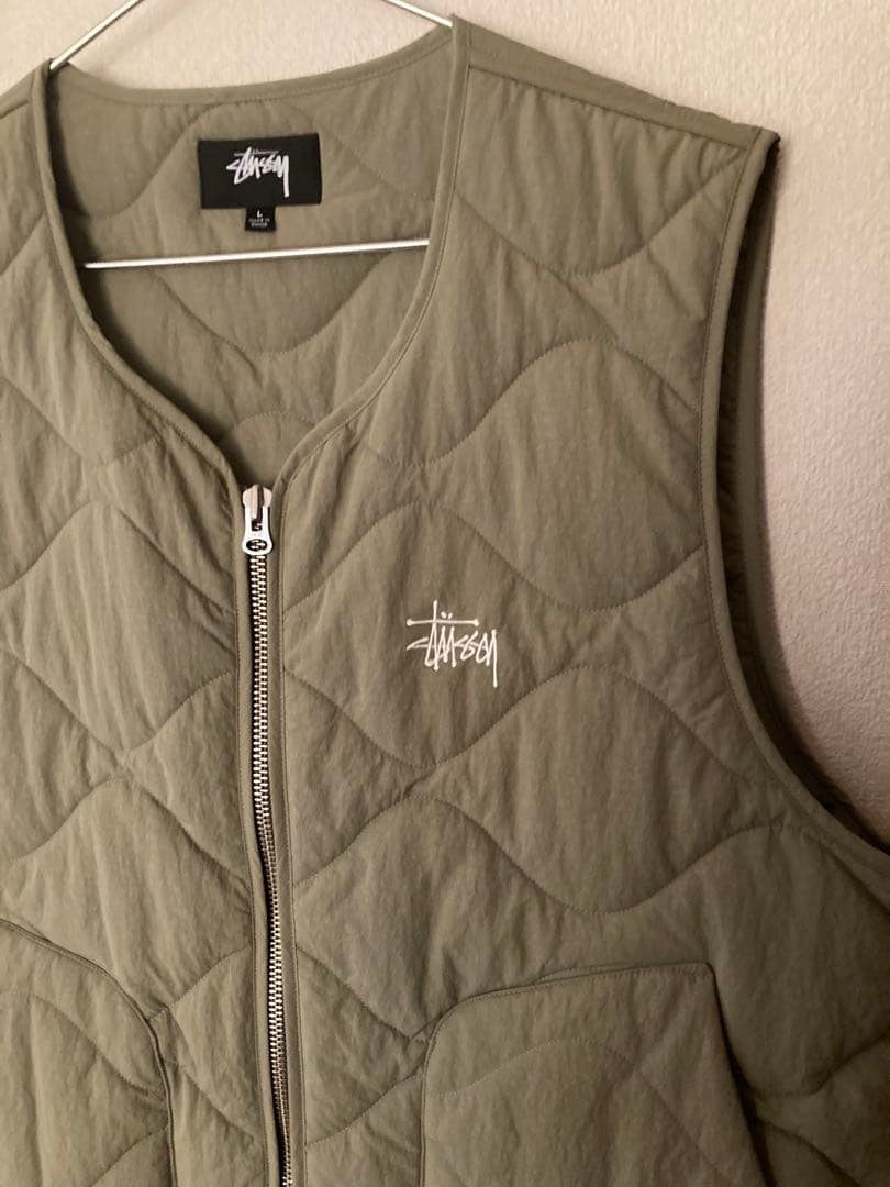 美品✨STUSSY RECYCLED NYLON LINER VEST L