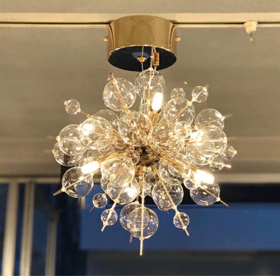 バブルシャンデリア　ゴールド