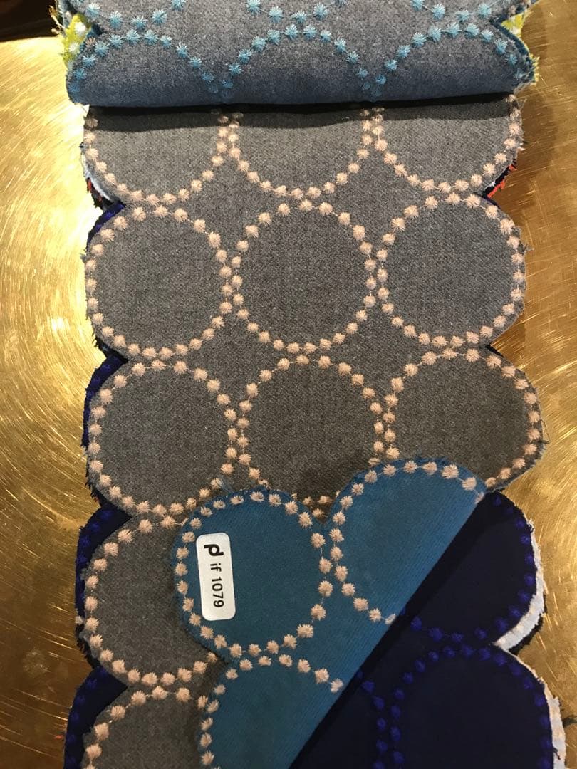 めいこさん専用 ミナペルホネン 秋田木工 剣持スツール ハンドメイド タンバリン