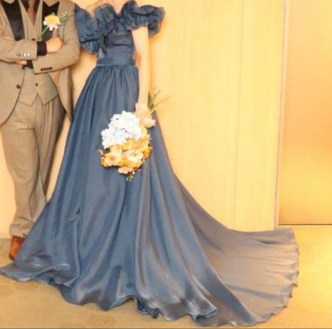 THE URBAN BLANCHEカラードレス ネイビーM