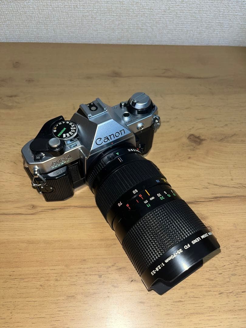 Canon AE-1 program 動作品 、FDレンズ2本