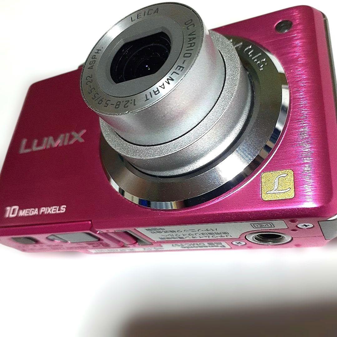 PanasoncLUMIX ピンクデジタルカメラ 10メガピクセル