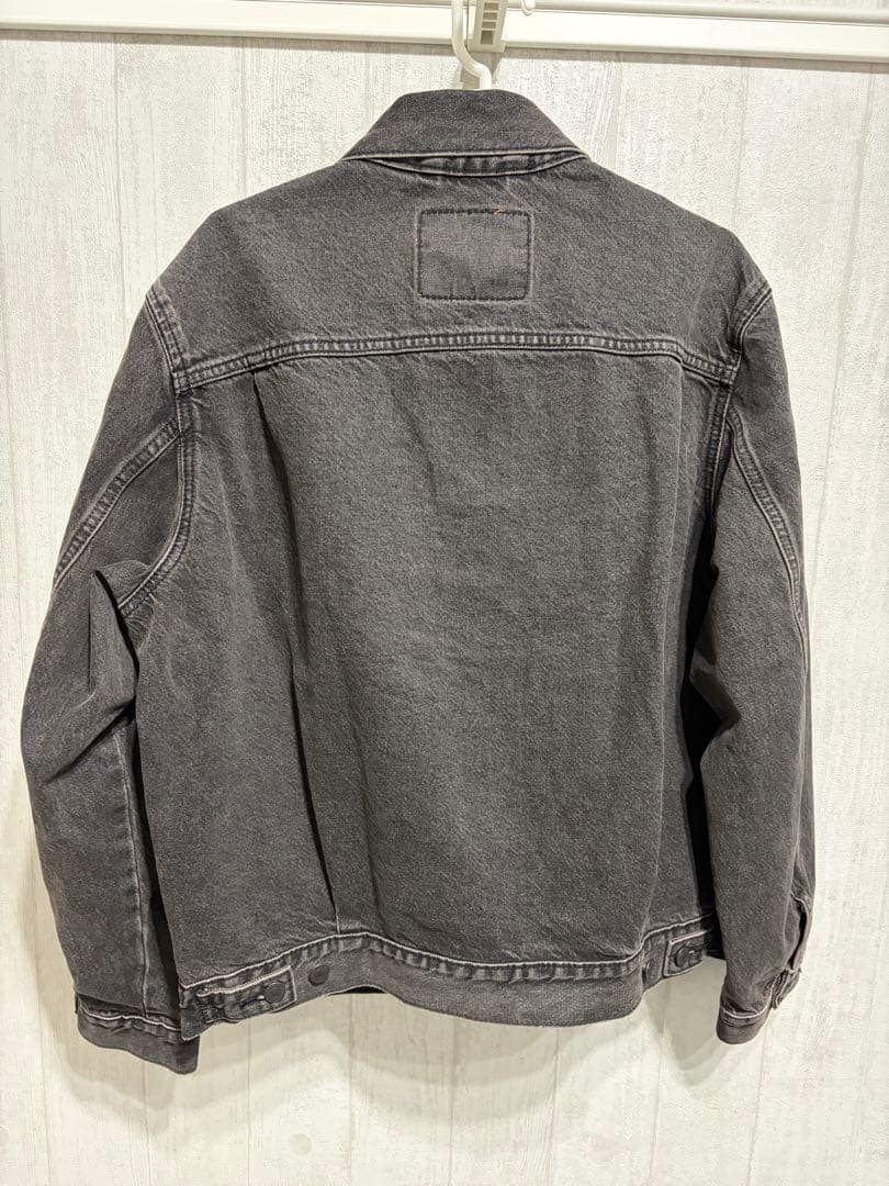 【美品】Levi's デニムジャケット　ブラック　2nd Mサイズ