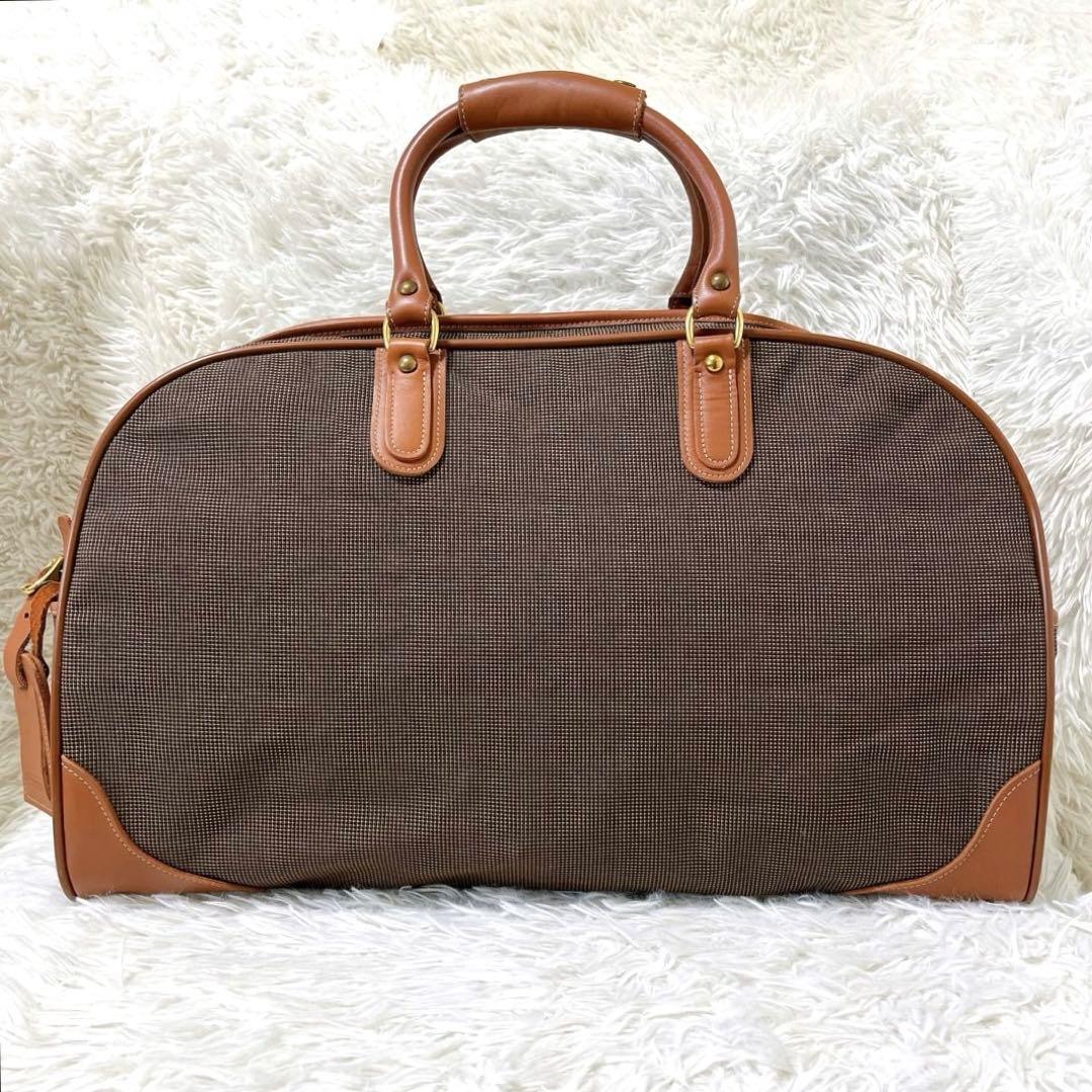 【希少・極美品】オールドコーチ ボストンバッグ 2way キャンバス レザー