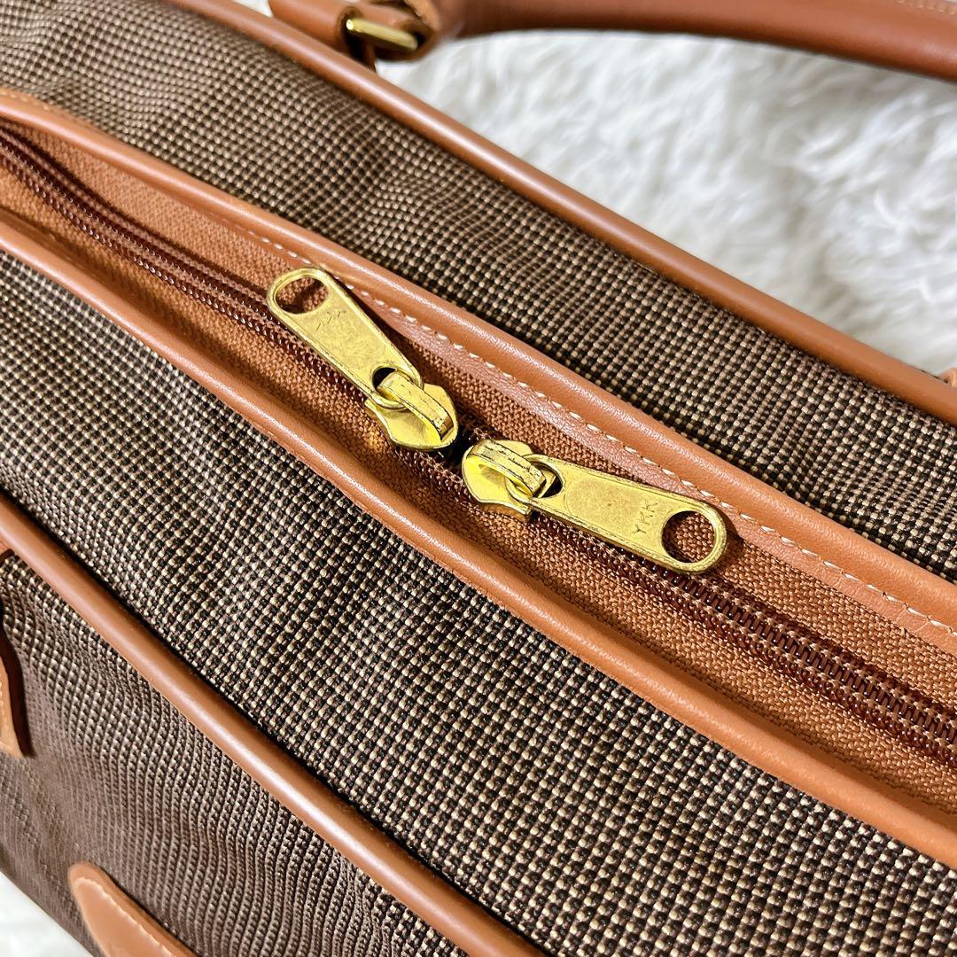 【希少・極美品】オールドコーチ ボストンバッグ 2way キャンバス レザー