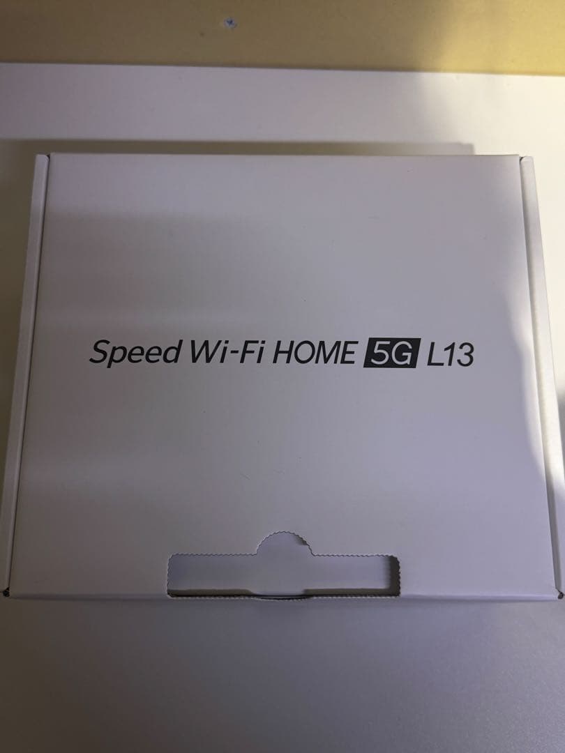 美品　Speed Wi-Fi  5G L13 本体