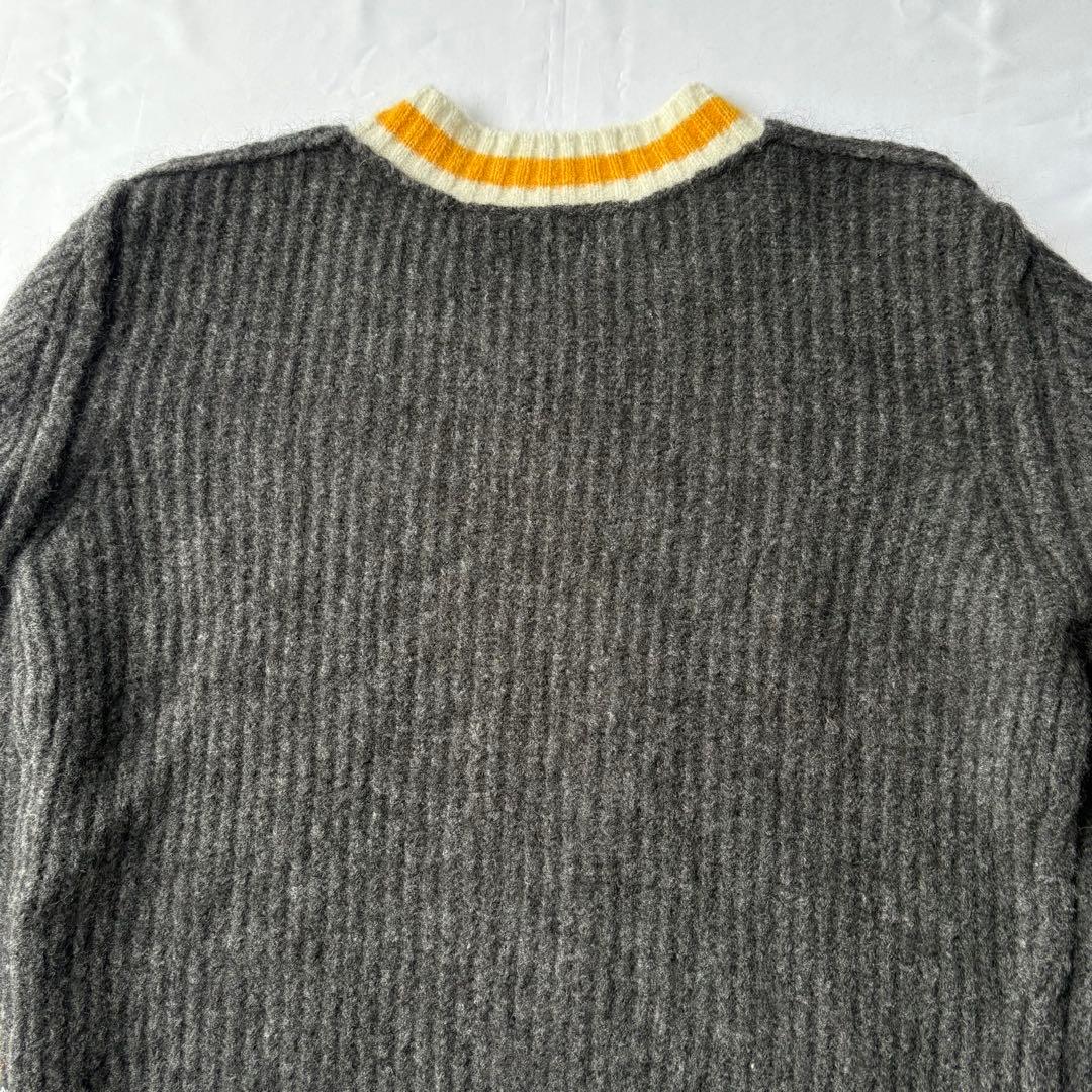 STUSSY MOHAIR TENNIS SWEATER モヘア ニット XL