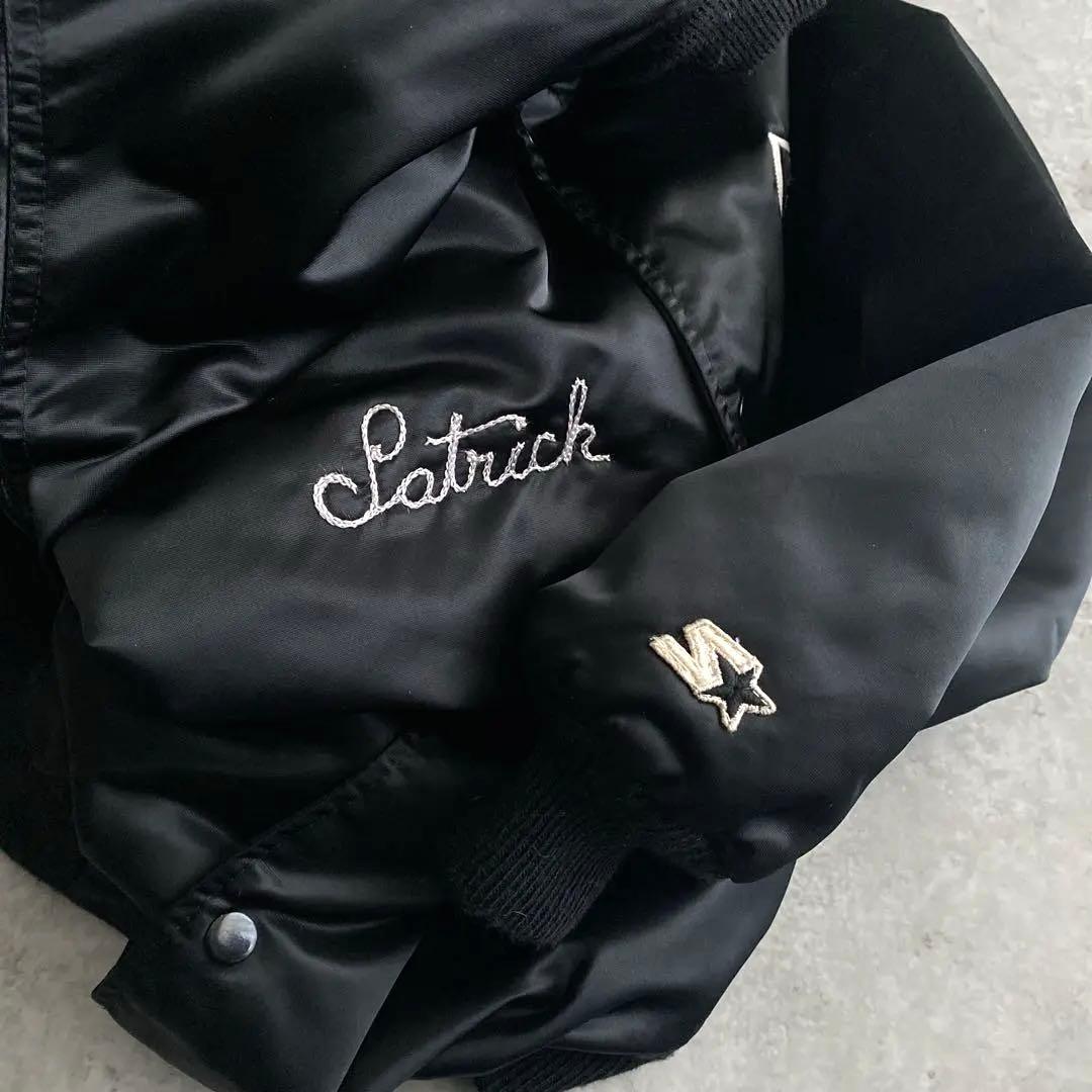 80s 90s STARTER RAIDERS スタジャン USA製 黒 XXL