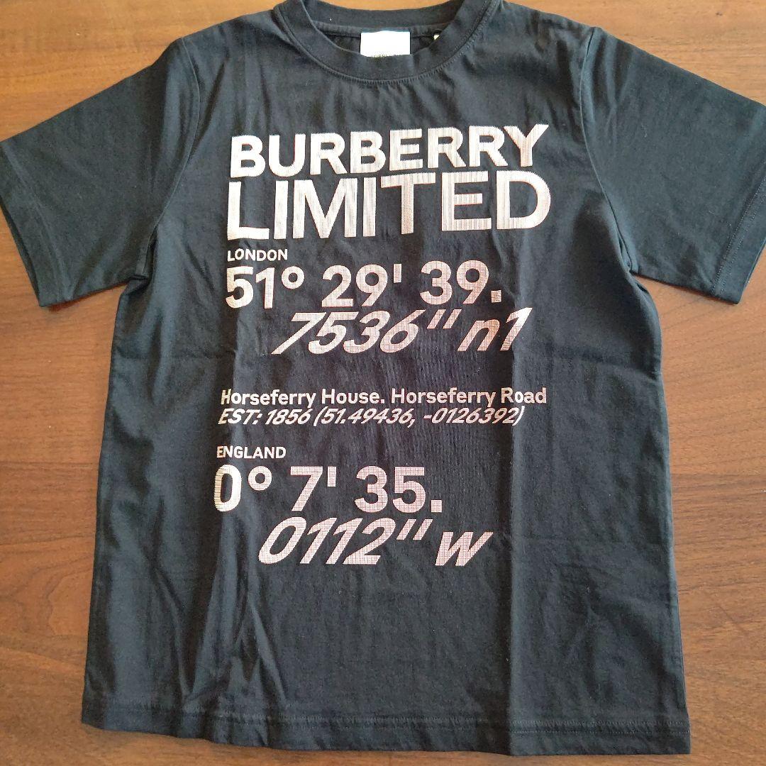 BURBERRY ブラック Tシャツ