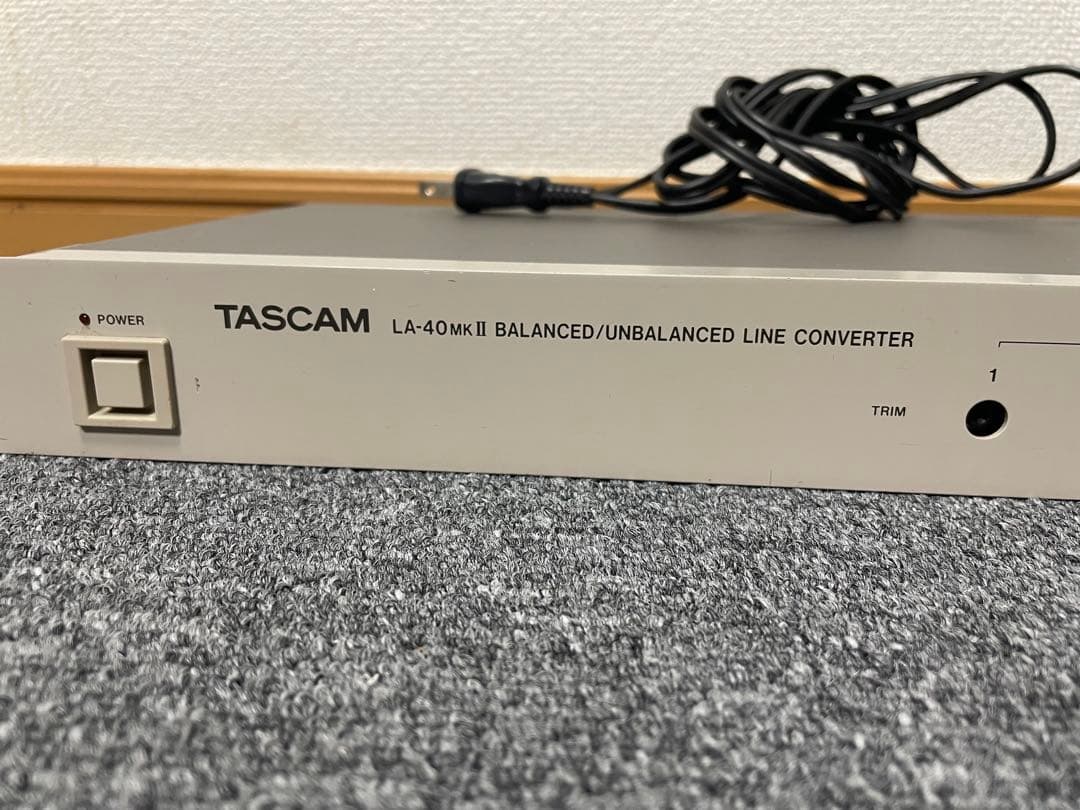 TASCAM LA-40MKⅡ バランスアンバランスコンバーター 音響機材