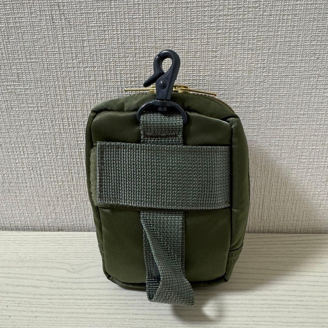 新品同様　ポーター PORTER TANKER タンカー　ポーチ セージグリーン
