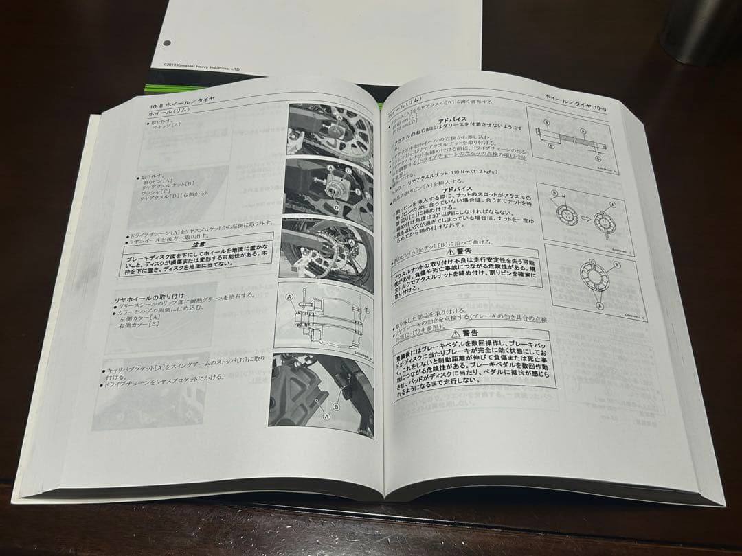 Kawasaki Z900サービスマニュアル ZR900F