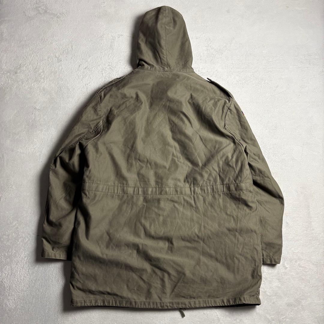 90s ドイツ軍　モッズコート　ロングフィールドパーカー　ボアライナー付き